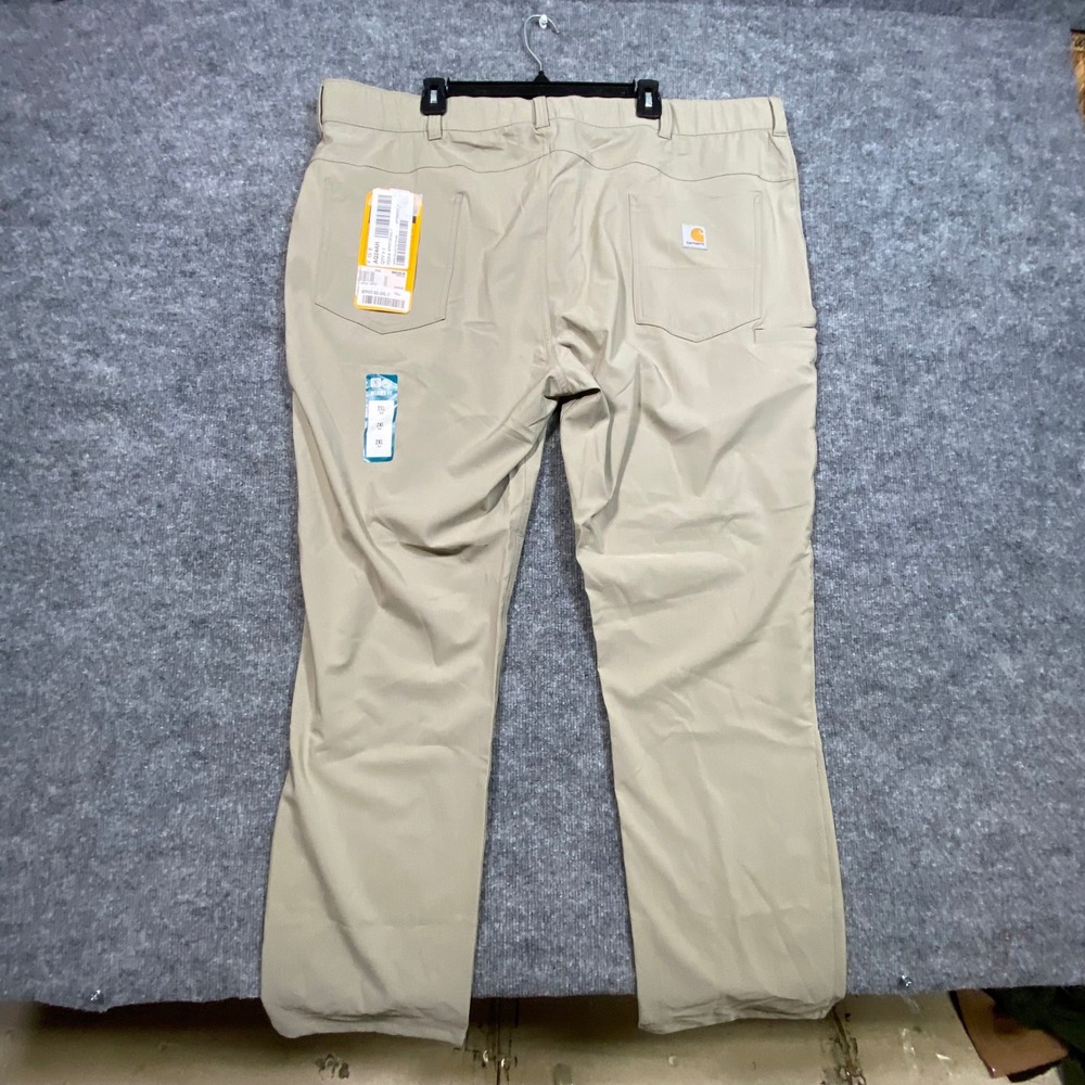 Carhartt Force Relaxed Fit Khaki Work Pants Mens 2XL Tall Tan 106265 E00 NWT‎